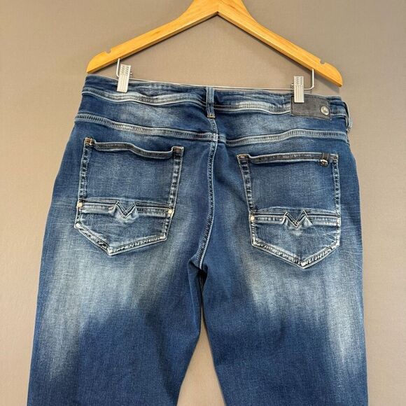 Buffalo David Bitton Men’s Ash-X Slim Stretch Jeans Size 38x32 Stretch Denim - Picture 5 of 10